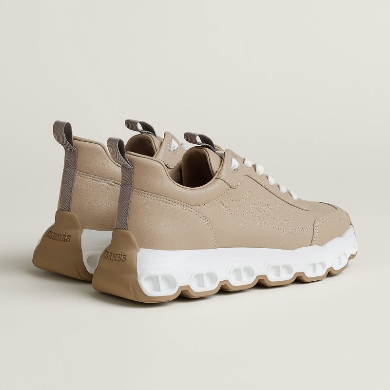 全新 原價NT$ 45,200 愛馬仕女款 Impulse運動鞋 鵝卵石米色beige galet EU37-5