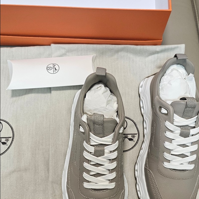 全新 原價NT$ 45,200 愛馬仕女款 Impulse運動鞋 鵝卵石米色beige galet EU37-17