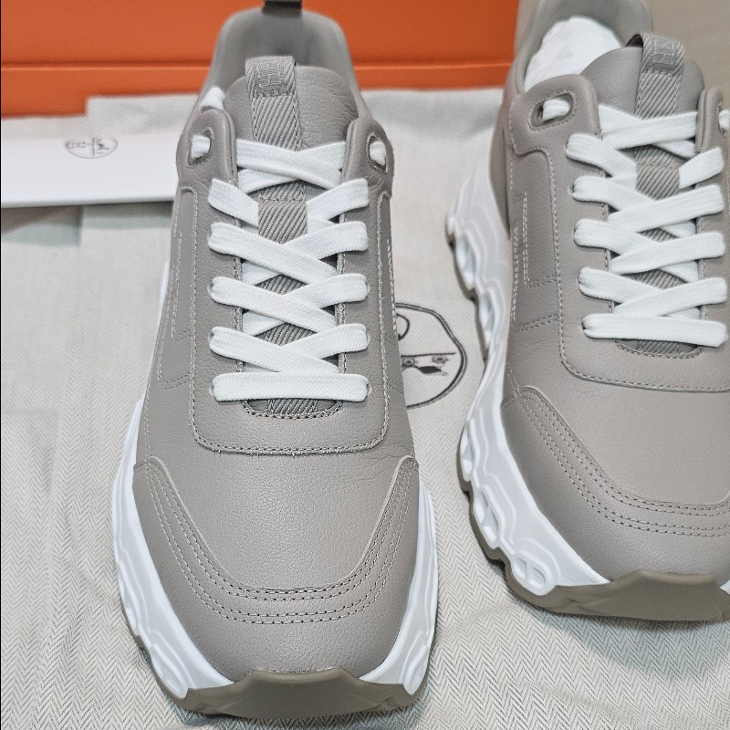 全新 原價NT$ 45,200 愛馬仕女款 Impulse運動鞋 鵝卵石米色beige galet EU37-18