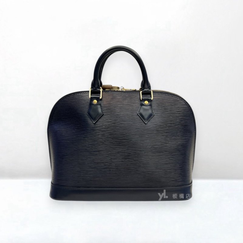 S5411-LV Epi黑色牛皮Alma肩背手提包 M52142-3