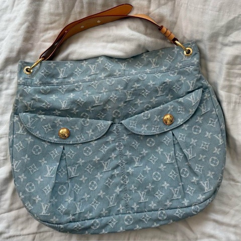 LV Louis Vuitton Daily GM 丹寧牛仔布背包