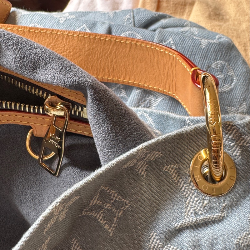 LV Louis Vuitton Daily GM 丹寧牛仔布背包-7