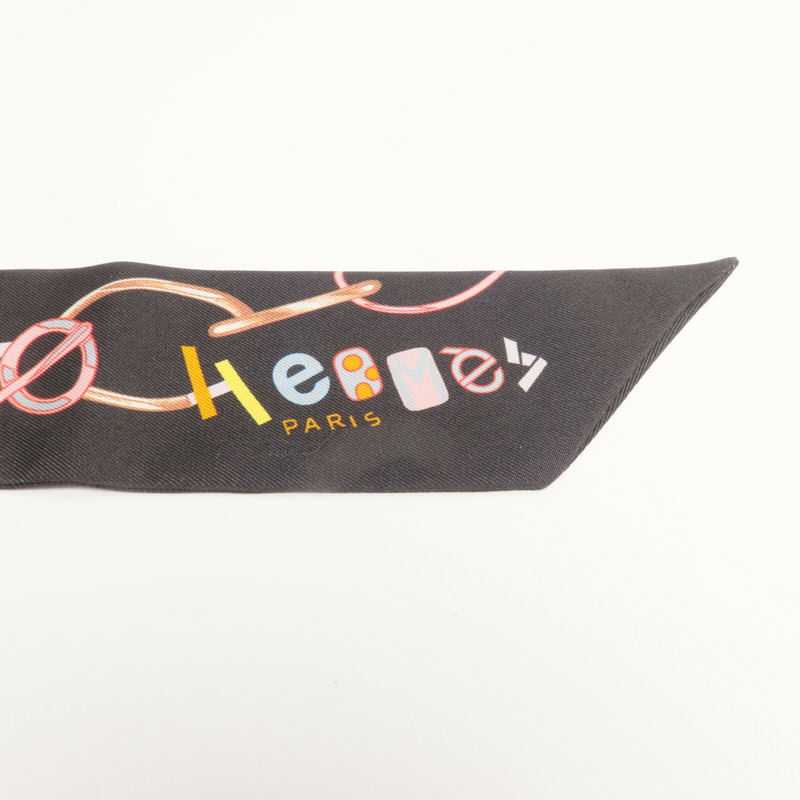 HERMES 絲質Twilly絲巾-4