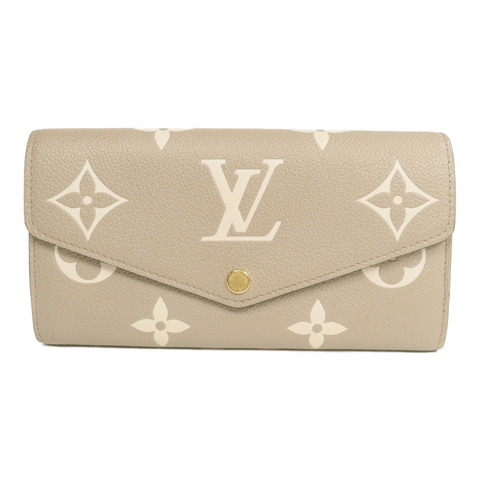 LOUIS VUITTON Monogram Empreinte Sarah Long Wallet長錢包