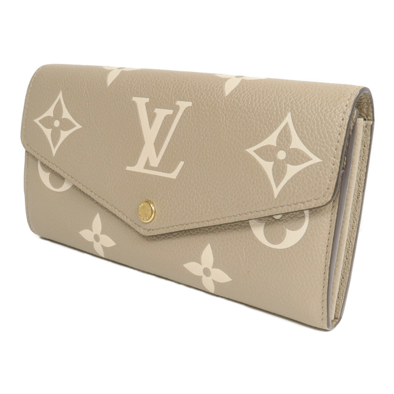 LOUIS VUITTON Monogram Empreinte Sarah Long Wallet長錢包-2
