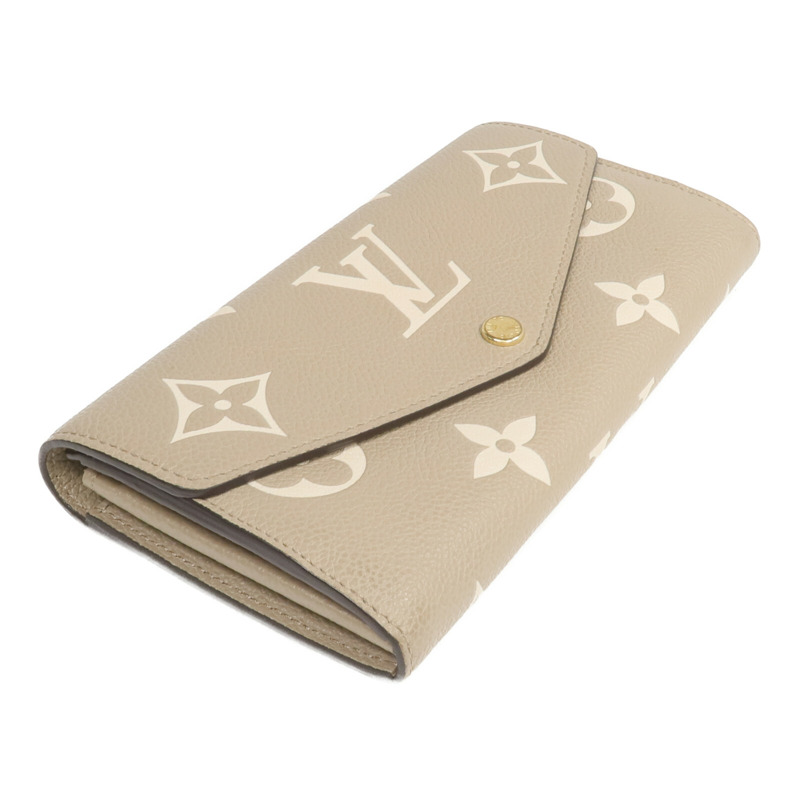 LOUIS VUITTON Monogram Empreinte Sarah Long Wallet長錢包-3