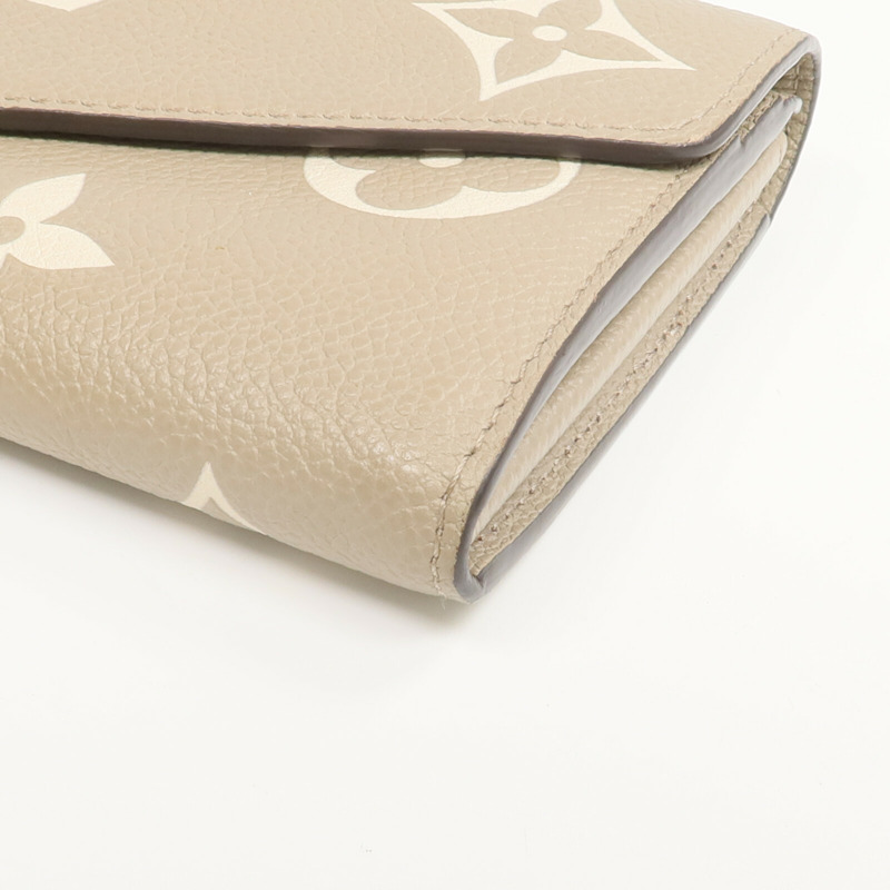 LOUIS VUITTON Monogram Empreinte Sarah Long Wallet長錢包-6