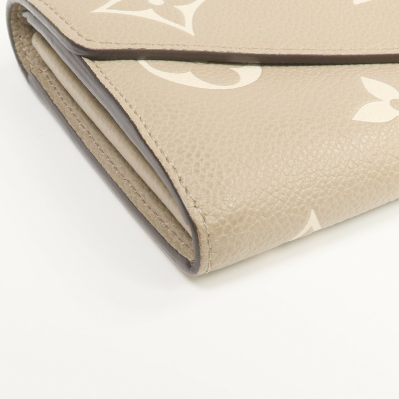 LOUIS VUITTON Monogram Empreinte Sarah Long Wallet長錢包-7