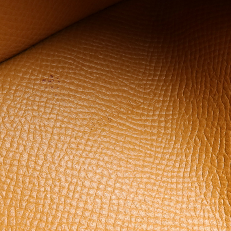 HERMES Epsom皮革Bearn Long Wallet長錢包Gold-15