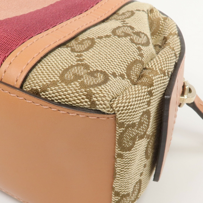 GUCCI 帆布/皮革Pouch手拿包-6