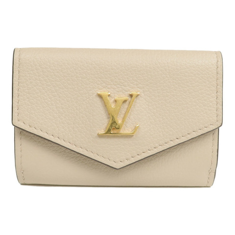 LOUIS VUITTON 牛皮皮革LockMini錢包