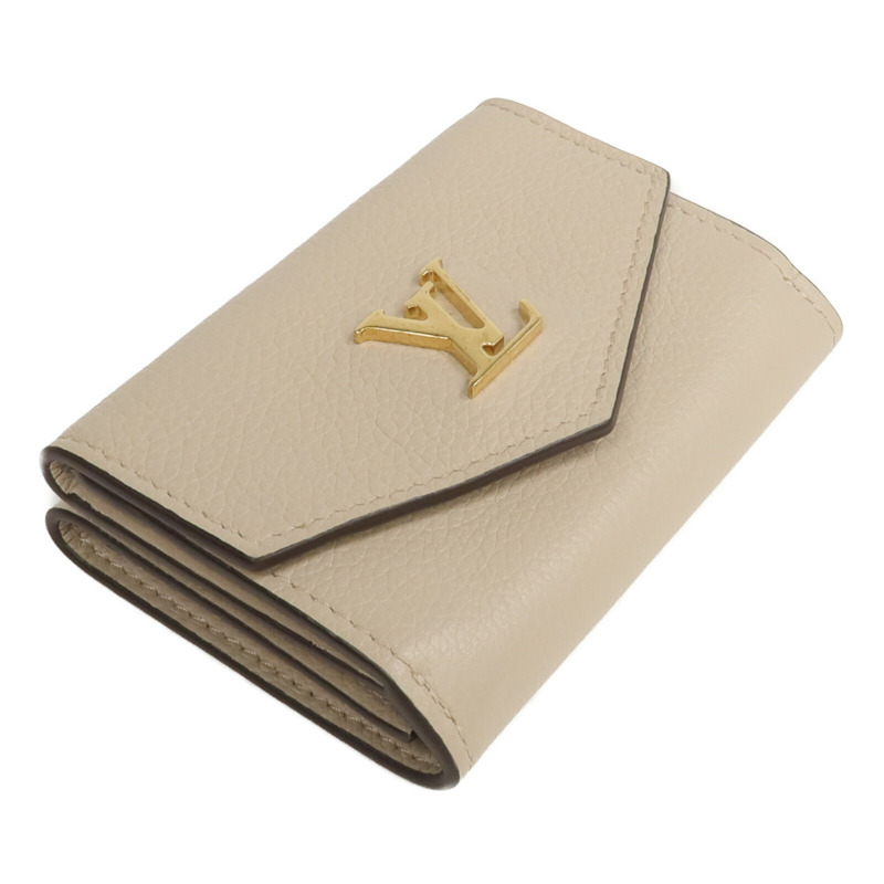 LOUIS VUITTON 牛皮皮革LockMini錢包-3