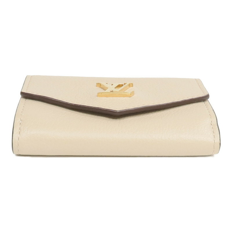 LOUIS VUITTON 牛皮皮革LockMini錢包-5