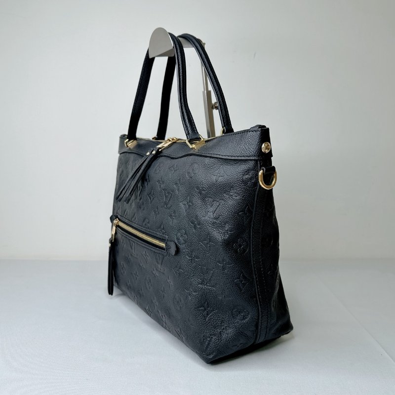 LV Bastille MM全皮壓紋托特包-2