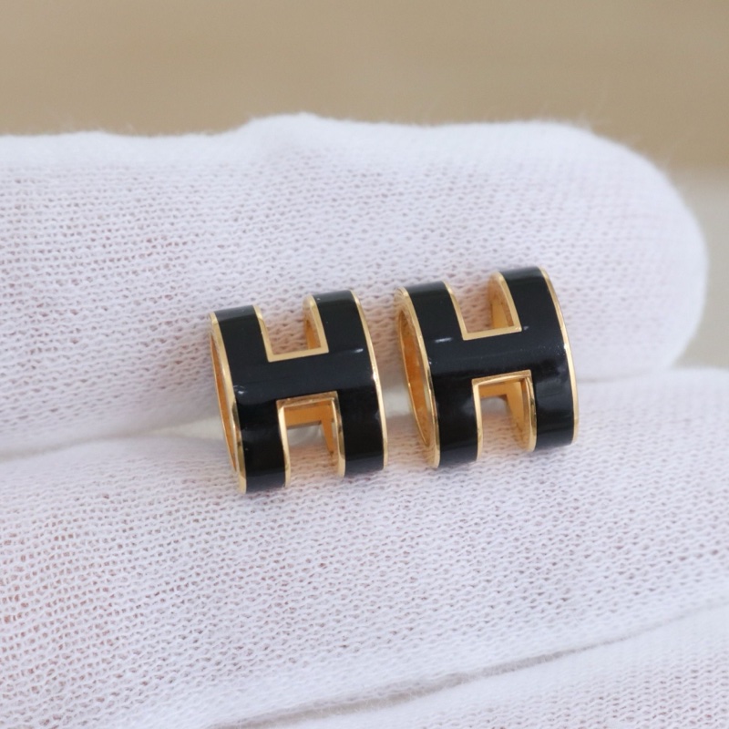 Hermès 愛馬仕 Pop H 耳釘，耳堵後配，配件無。 單品-1