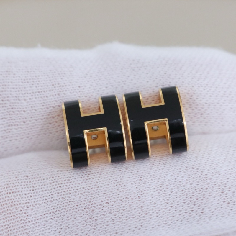 Hermès 愛馬仕 Pop H 耳釘，耳堵後配，配件無。 單品-6