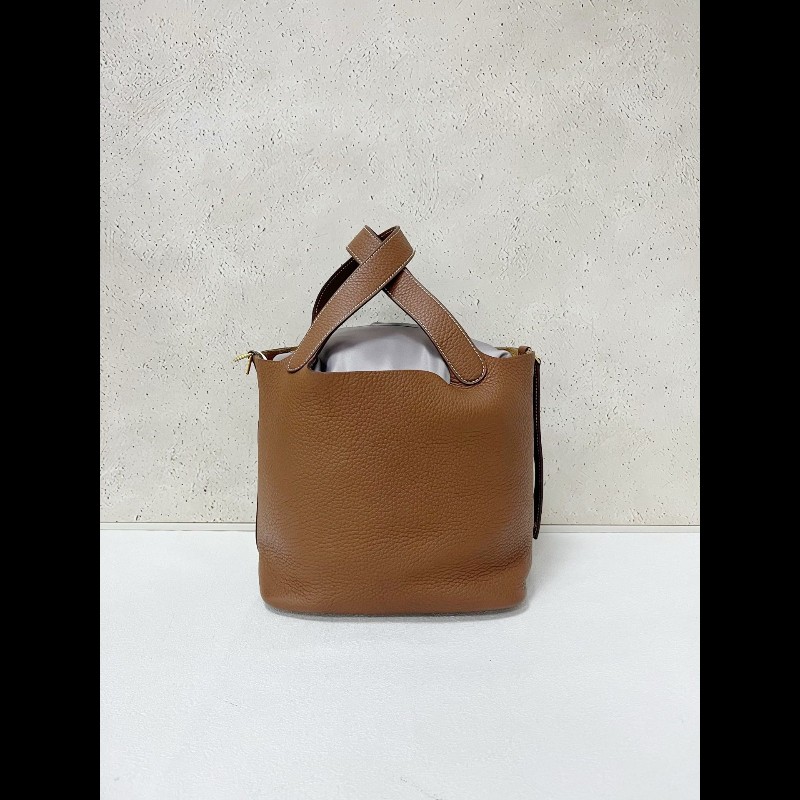 Hermes picotin 22 
金棕金扣 菜藍子-1