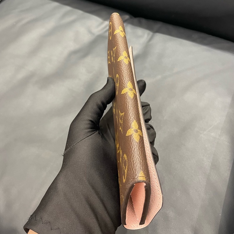 LV路易威登粉色豆豆錢包 尺寸:19cm*10cm  年份:18年  附件：無-4