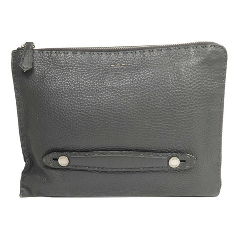 FENDI 牛皮皮革Selleria Clutch Bag手拿包