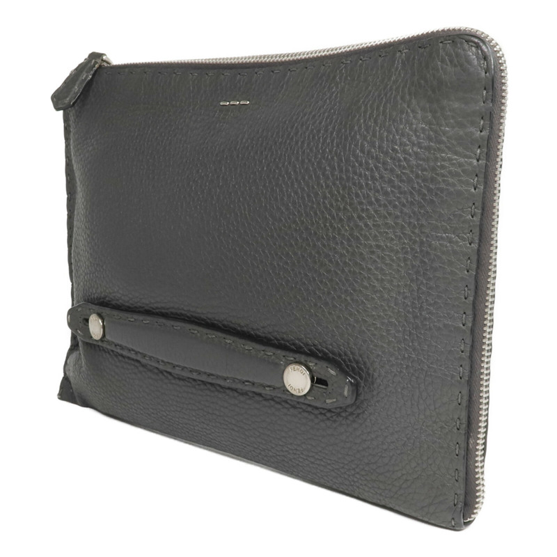 FENDI 牛皮皮革Selleria Clutch Bag手拿包-2