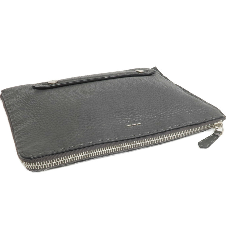 FENDI 牛皮皮革Selleria Clutch Bag手拿包-4