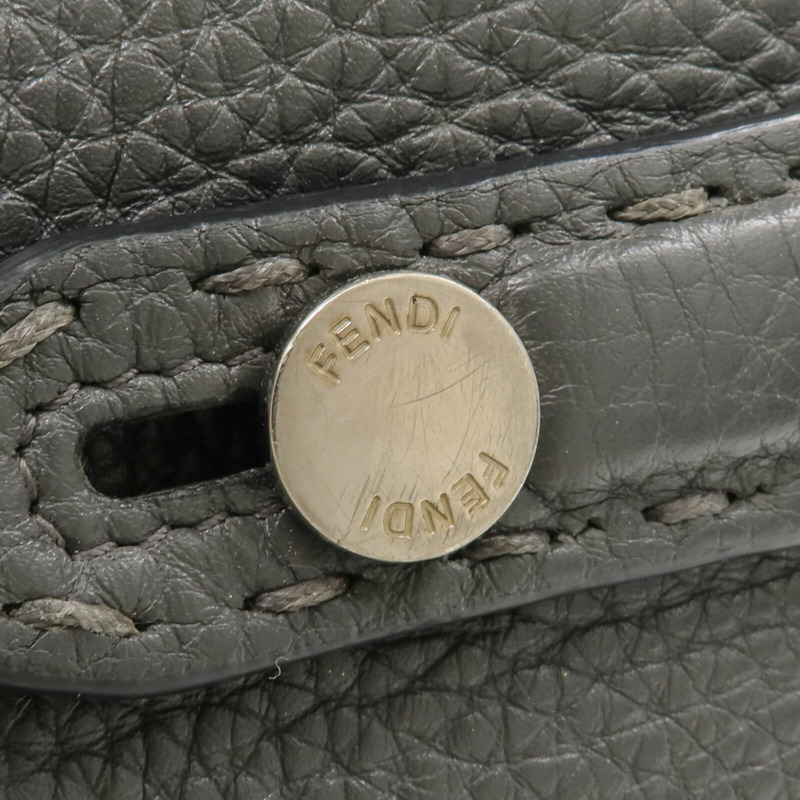 FENDI 牛皮皮革Selleria Clutch Bag手拿包-10