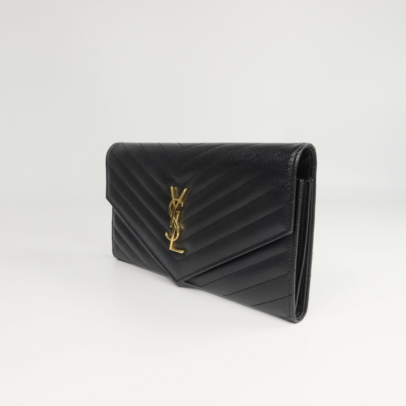 SAINT LAURENT 牛皮皮革Cassandre Clutch手拿包-2