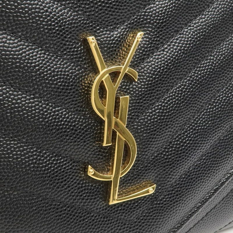 SAINT LAURENT 牛皮皮革Cassandre Clutch手拿包-9
