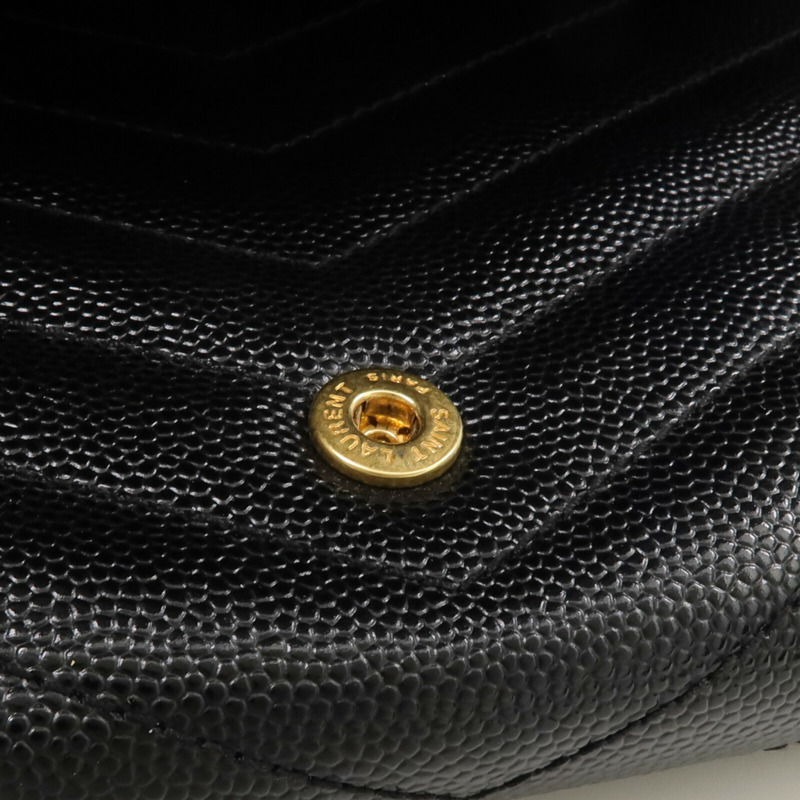 SAINT LAURENT 牛皮皮革Cassandre Clutch手拿包-10