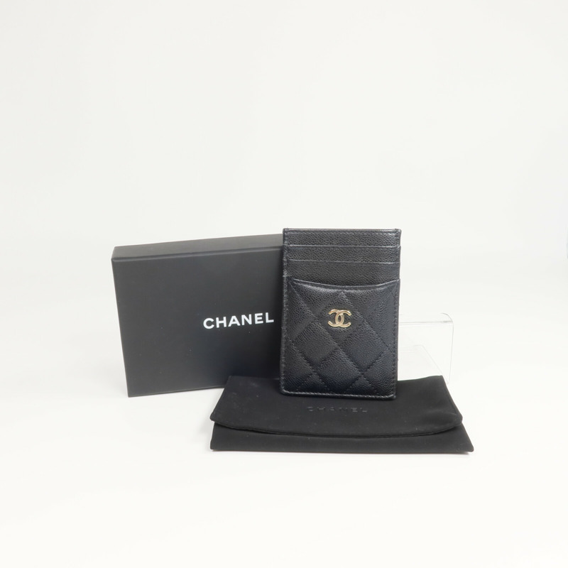 CHANEL 牛皮皮革Classic Card Holder卡片套-14