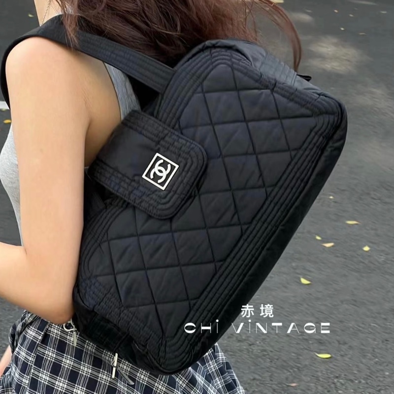 🌷Chanel 旅行包行李包｜經典花紋✦fufu style 精品✦ 氣質款｜單肩包.手提包-4