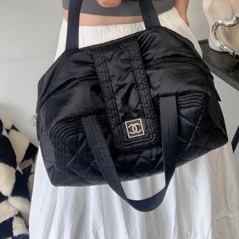 🌷Chanel 旅行包行李包｜經典花紋✦fufu style 精品✦ 氣質款｜單肩包.手提包-7