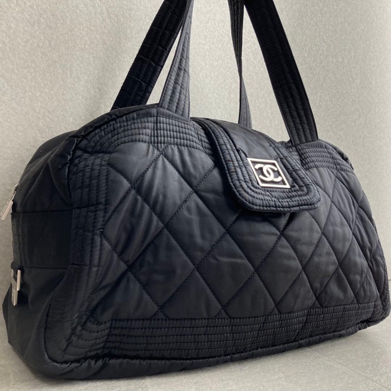 🌷Chanel 旅行包行李包｜經典花紋✦fufu style 精品✦ 氣質款｜單肩包.手提包-10