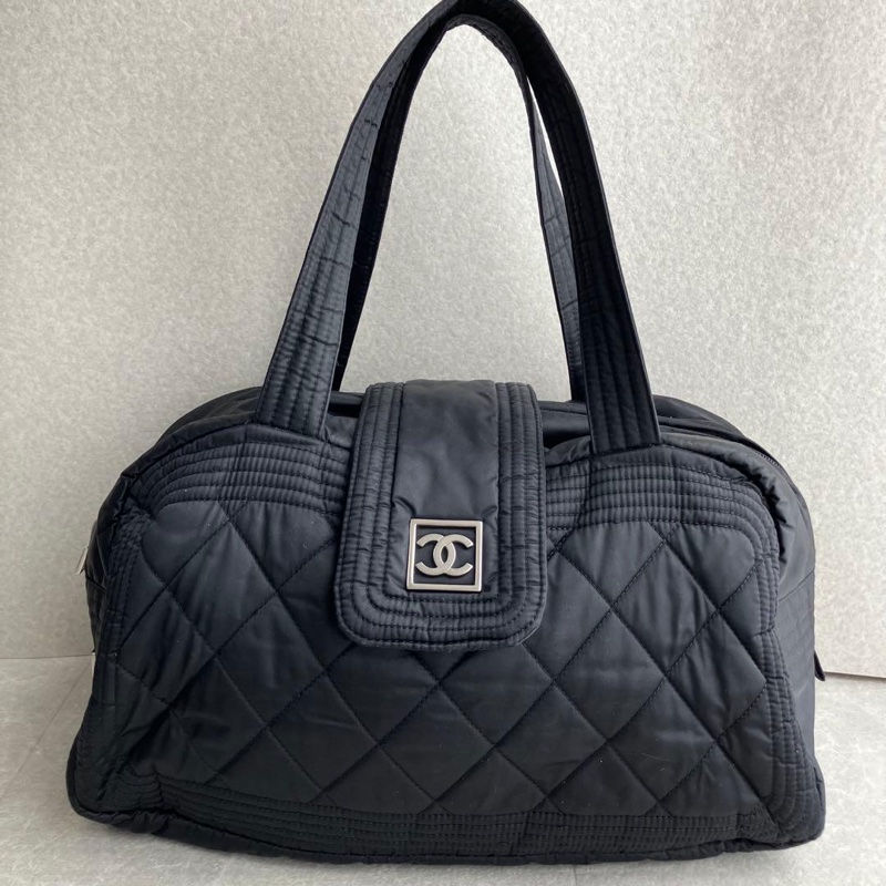 🌷Chanel 旅行包行李包｜經典花紋✦fufu style 精品✦ 氣質款｜單肩包.手提包-11