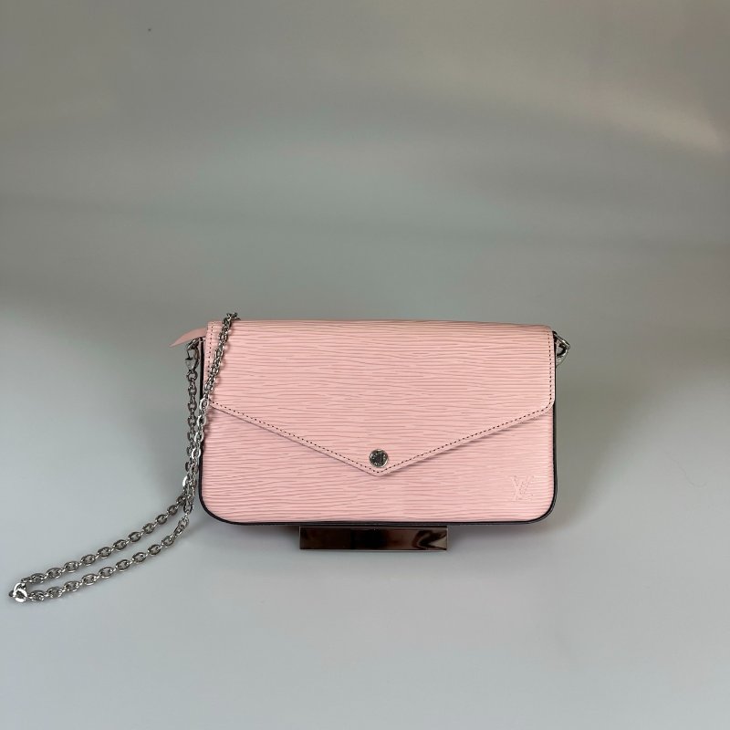 LV M62467  粉色水波紋 三合一信封包-0