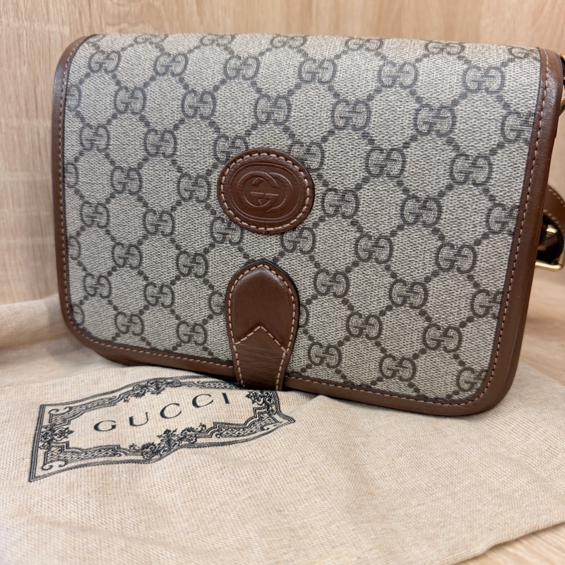 Gucci interlocking pvc斜背包-0