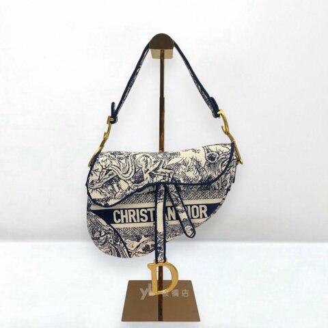 S5430-Dior Saddle刺繡馬鞍包
