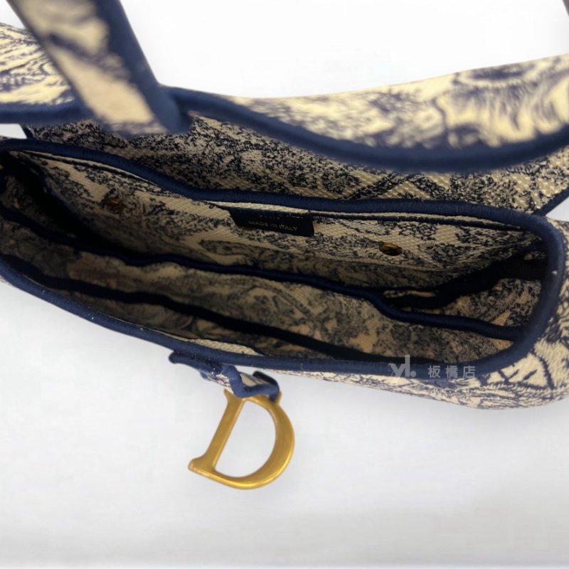 S5430-Dior Saddle刺繡馬鞍包-5
