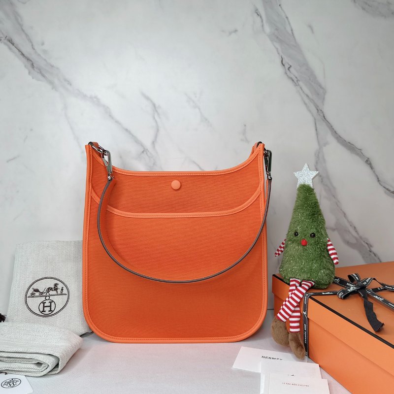 HERMES 全新橘色Neo Evelyne 29-1