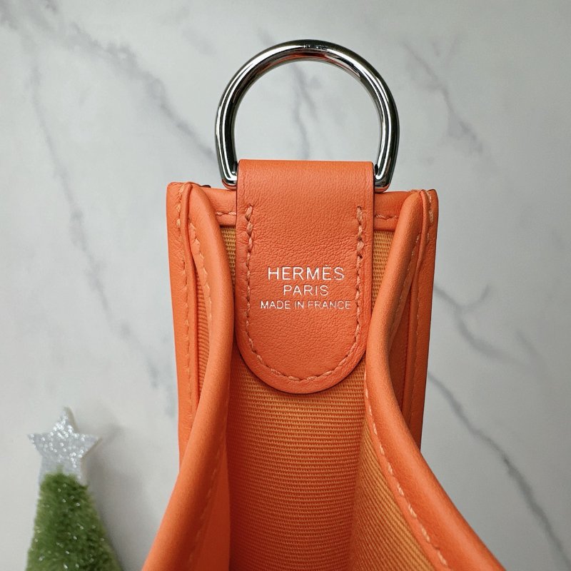 HERMES 全新橘色Neo Evelyne 29-5