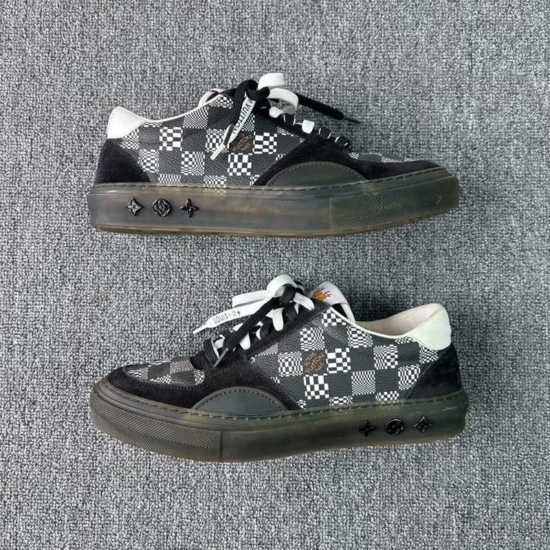 Louis Vuitton 路易威登 LV  Ollie黑白棋盤格板鞋 尺碼：40.5碼-1