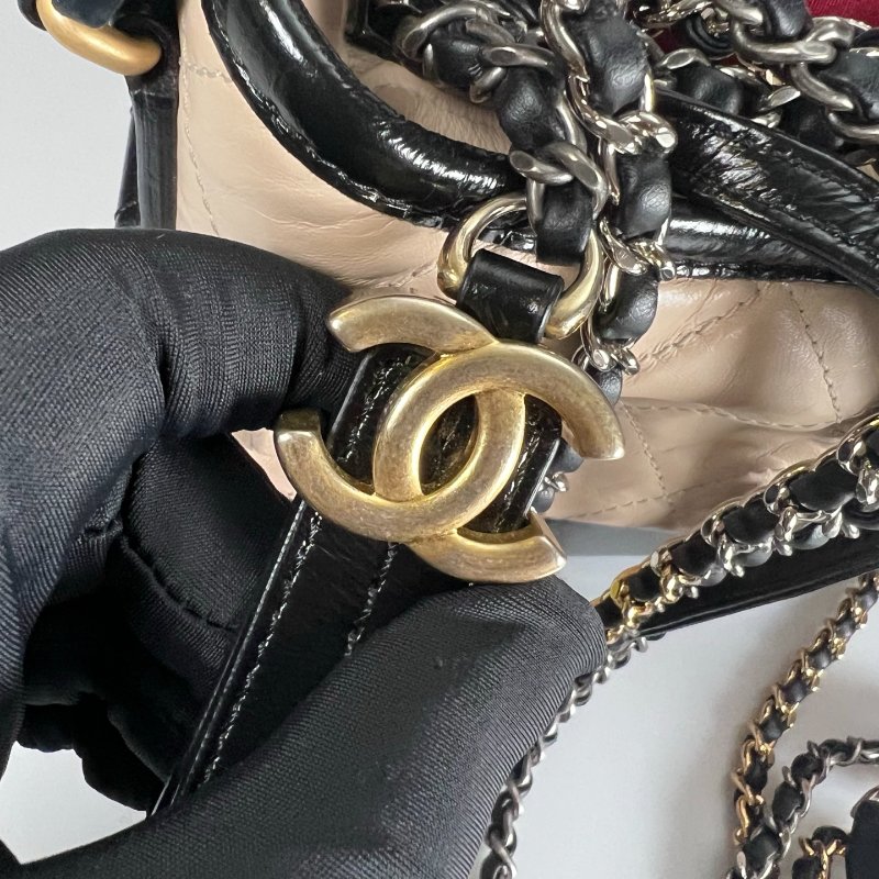 CHANEL 流浪包小號 膚色 25開-6