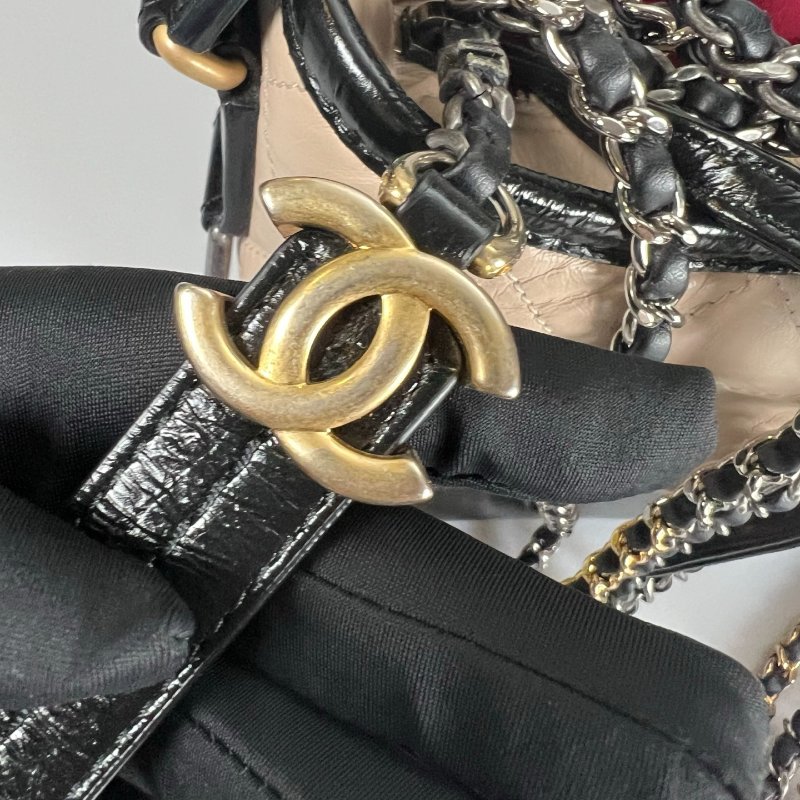 CHANEL 流浪包小號 膚色 25開-7