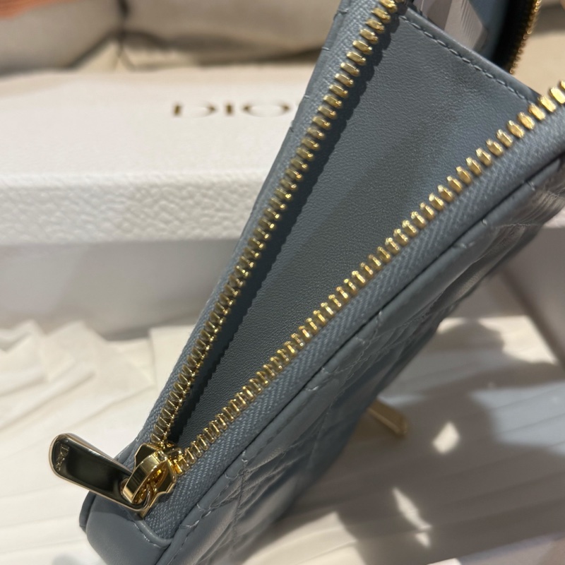Dior Call’In Dior 羊皮鏈帶肩背包｜藍灰色-4