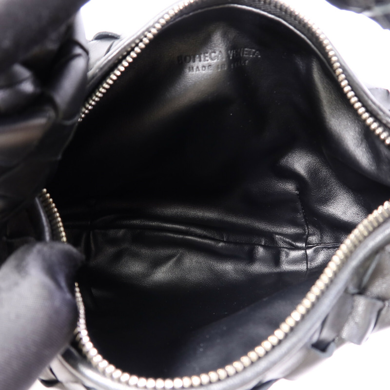 BOTTEGA VENETA 羊皮皮革Mini Jodie手挽袋-4