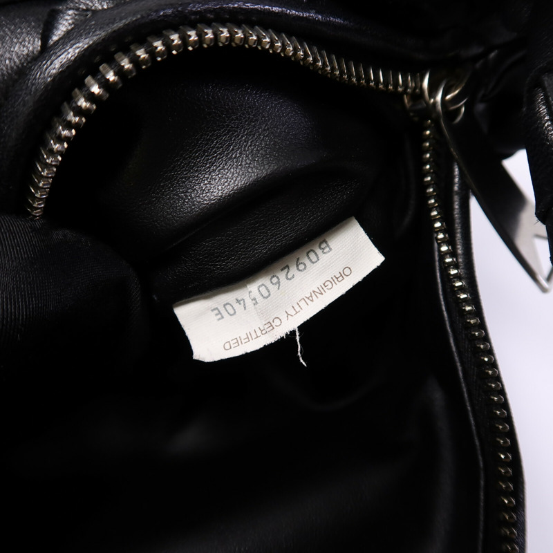 BOTTEGA VENETA 羊皮皮革Mini Jodie手挽袋-7