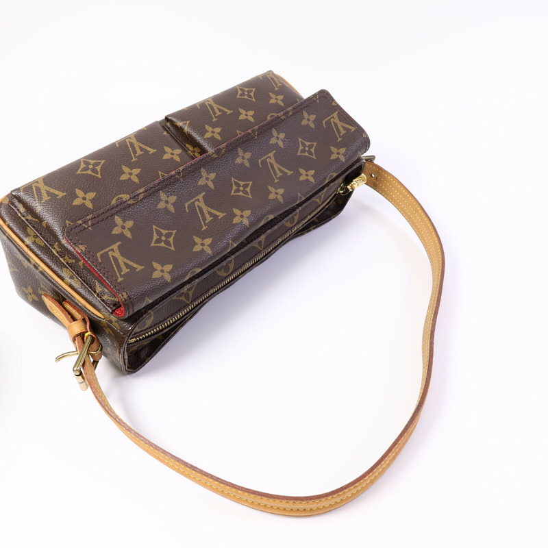 LOUIS VUITTON Monogram Viva Cite MM肩背袋-8