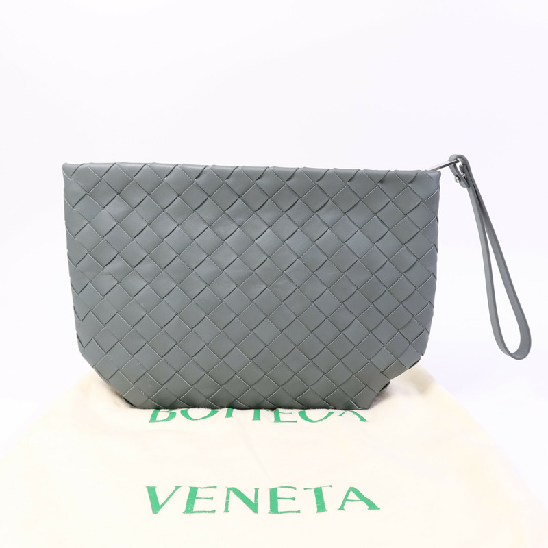 BOTTEGA VENETA 羊皮皮革Pouch手拿包-8