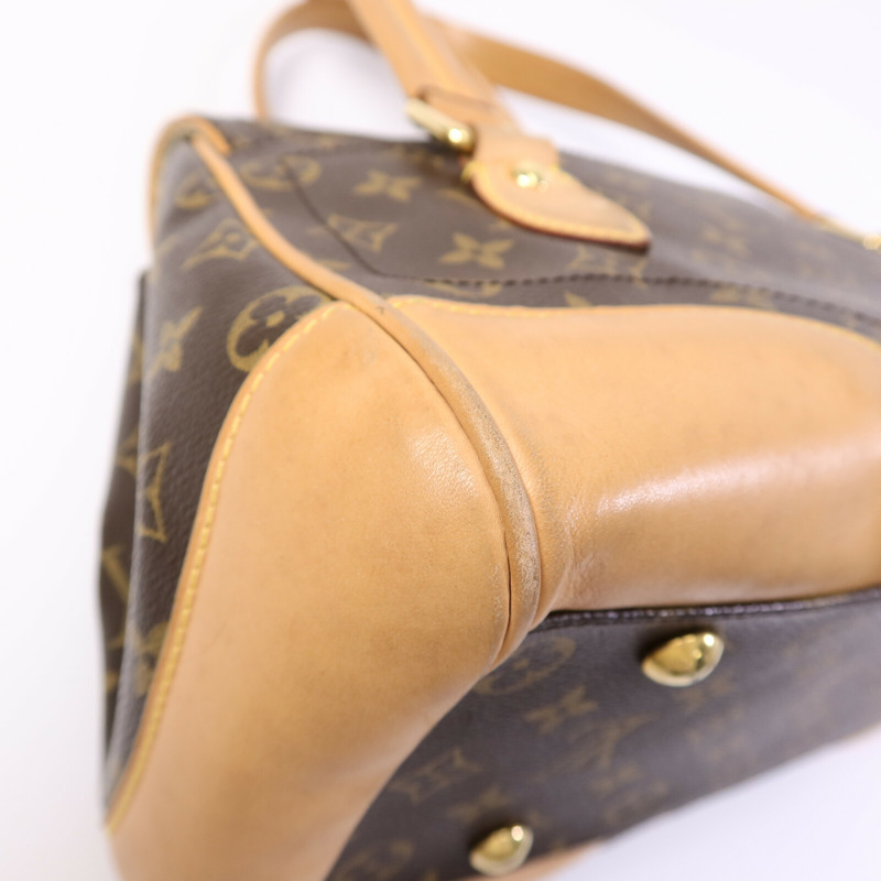 LOUIS VUITTON Monogram Beverly GM肩背袋-12