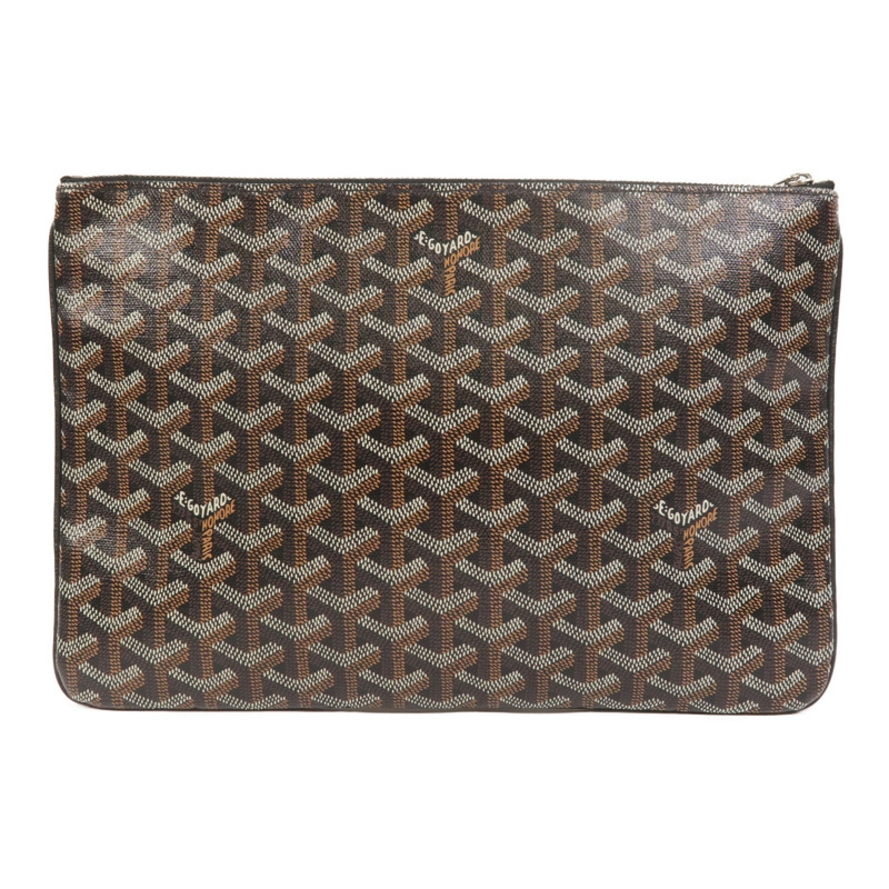 GOYARD 塗層帆布Senat Pouch MM手拿包-1